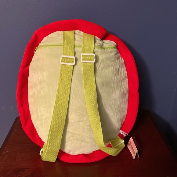 21” Orange Turtle Shell Backpack plush - Picture 4 of 5
